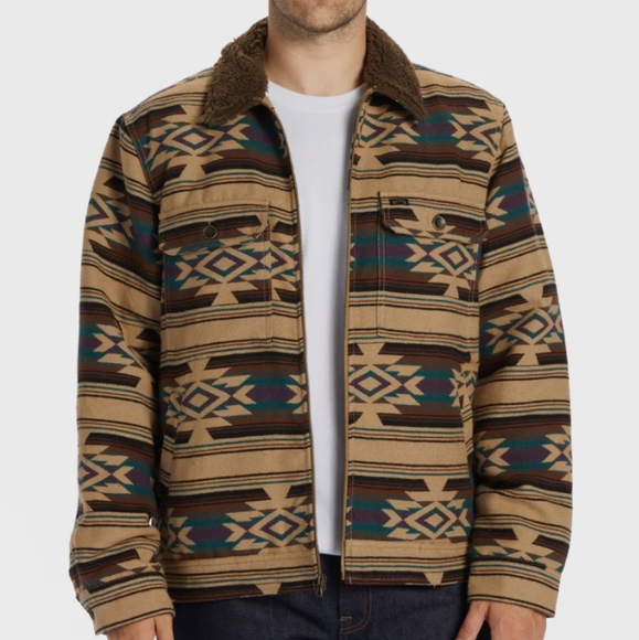 BILLABONG NEW Barlow Sherpa Lined Jacket - Picture 2 of 14